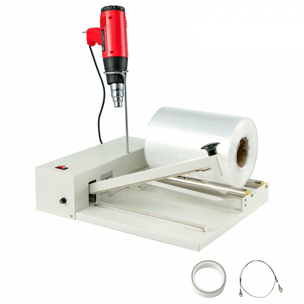 12″ Shrink Wrap Sealer? 450W I-Bar Shrink Wrap Machine, Wrap Sealer with Heat Gun and Shrink Film Suit for PVC POF Film  |   Filling & Sealing Machine Filling & Sealing Machine Filling & Sealing Machine