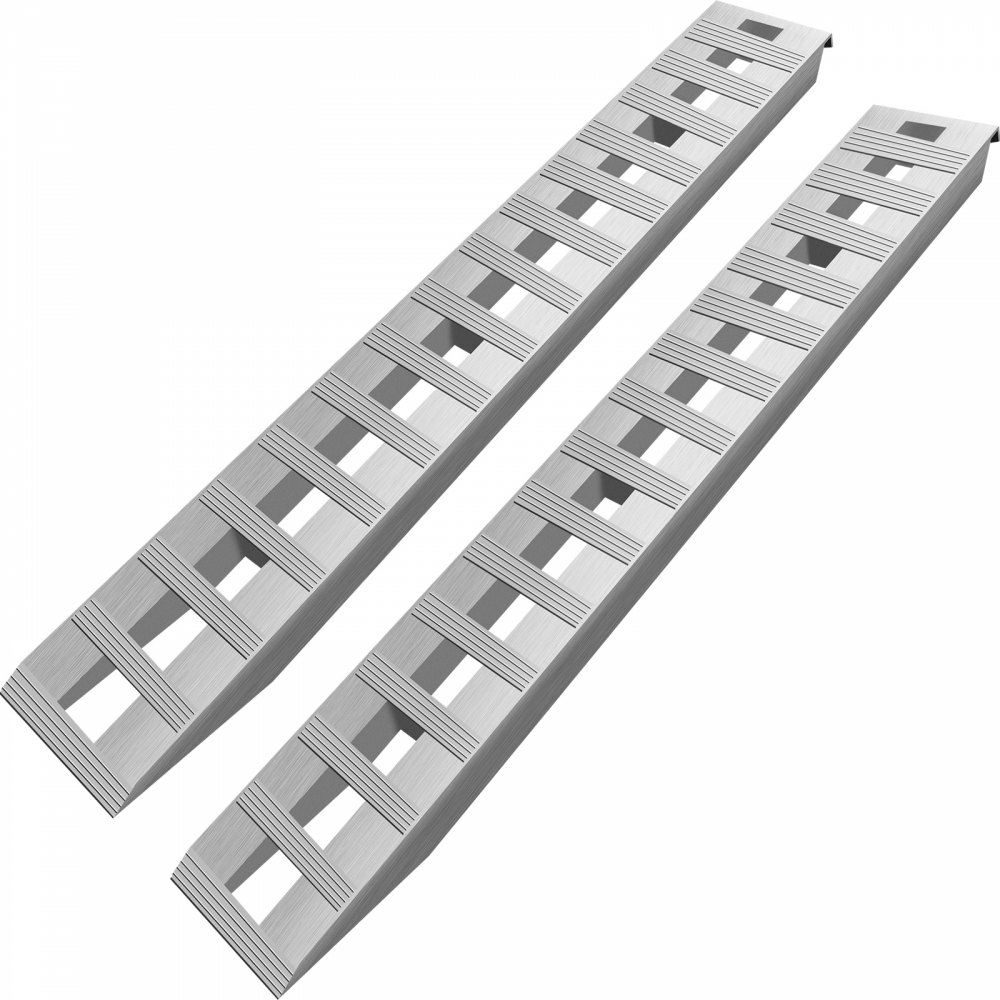 84*14*2.5 Inch Aluminum Ramps 6000LBS Capacity Car Trailer Truck ATV Ramps 1 Pair 2 Ramps  |   Ramps & Ladders Material Handling Ramps & Ladders