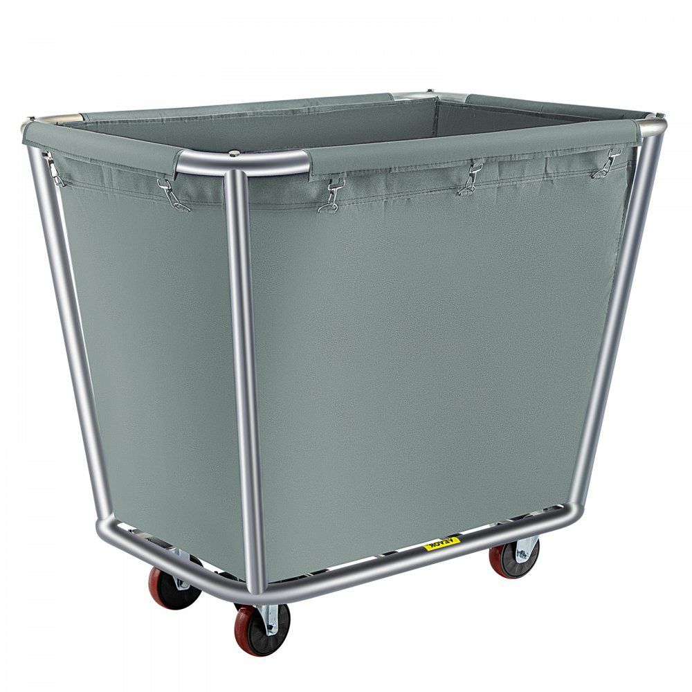 Basket Truck, 10 Bushel Steel Canvas Laundry Basket, 3″ Diameter Wheels Truck Cap Basket Canvas Laundry Cart Usually Used to Transport Clothes, Store Sundries Suitable for Hotel, Home, Hospital  |   Carts & Trucks Carts & Trucks Carts & Trucks