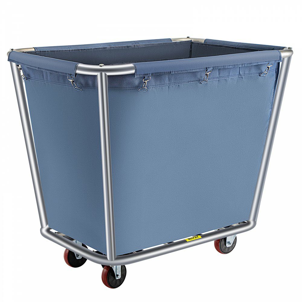 Basket Truck, 12 Bushel Steel Canvas Laundry Basket, 3″ Diameter Wheels Truck Cap Basket, Canvas Laundry Cart Usually Used to Transport Clothes, Store Sundries Suitable for Hotel, Home  |   Carts & Trucks Carts & Trucks Carts & Trucks