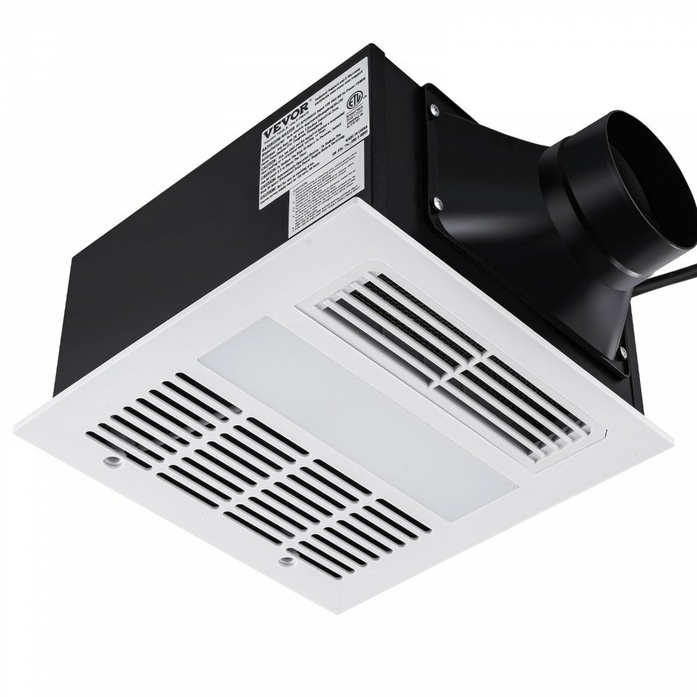 Bathroom Exhaust Fan, 1500W Heating, 110 CFM High-Efficiency Ventilation, 1.5sones Low Noise Operation, Energy-Saving Bathroom Ceiling Fan, Need For Attic Access, For Various Ceilings  |   Building Supplies Building & Construction Building Supplies