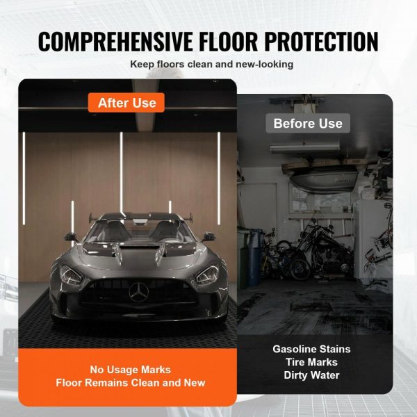 Diamond-Plate Rubber Flooring Roll, 3 mm x 4 ft x 10 ft Garage Floor Mat, SBR Rubber Garage Flooring Roll, Easy to Clean, Diamond Plate Rubber Mat for Under Cars, Garage Industry Gym, Black  |   Building Supplies Building & Construction Building Supplies