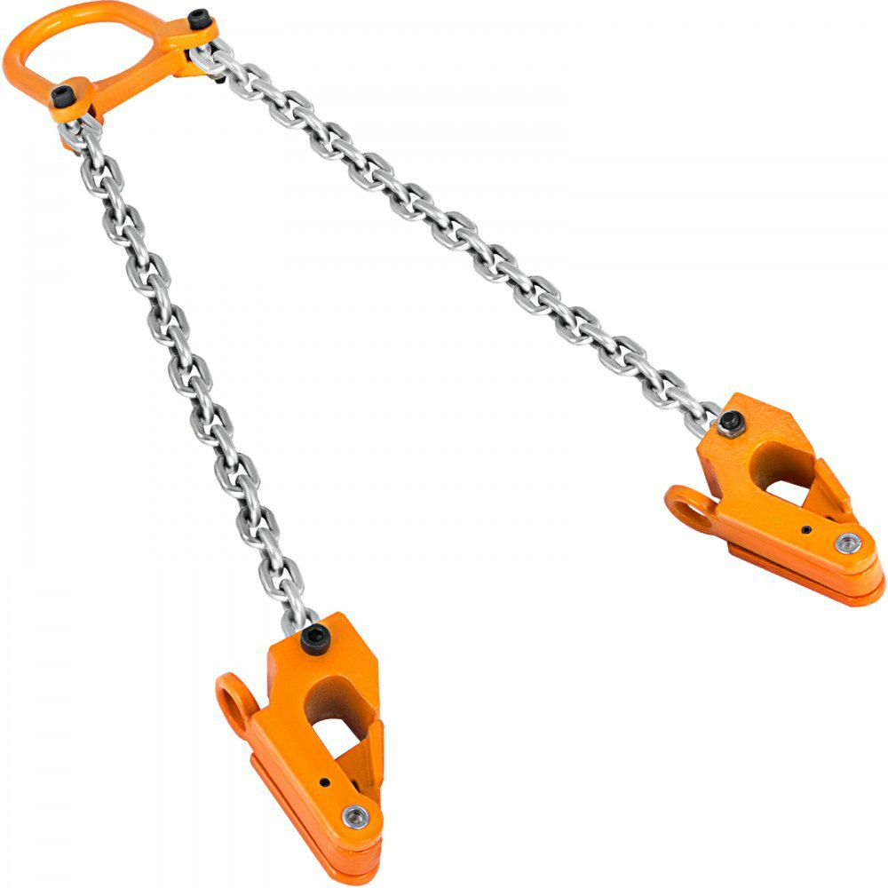 Drum Lifter 2000 lbs Capacity Orange 55 Gallon Drum Clamp Lifting Chain G80 Chain Drum Lifter for Drums  |   Hoists & Winches & Rigging Hoists & Winches & Rigging Hoists & Winches & Rigging