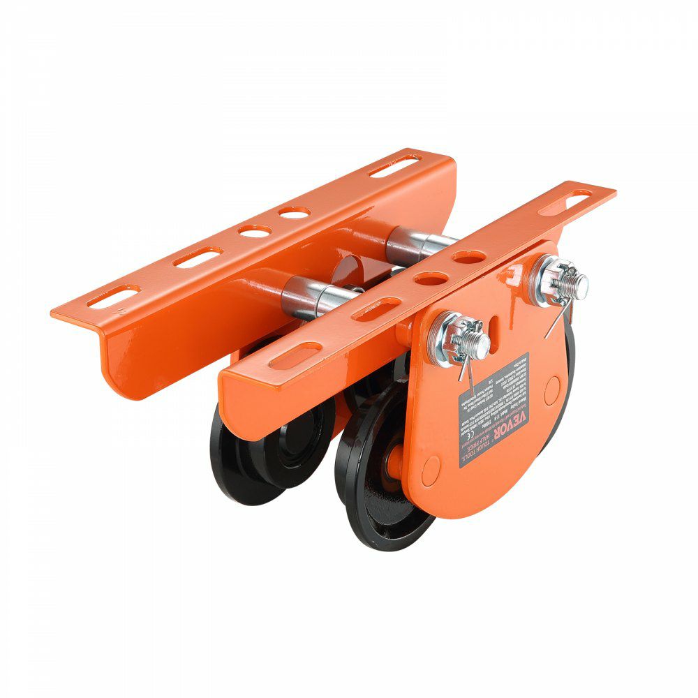 Electric Hoist Manual Trolley, 2200 lbs/1 Ton Capacity for PA200 PA250 PA300 PA400 PA500, Push Beam Trolley with Dual Wheels, 2.68″-4.33″ Adjustable Beam Flange Width for Straight Curved I Beam  |   Hoists & Winches & Rigging Hoists & Winches & Rigging Hoists & Winches & Rigging