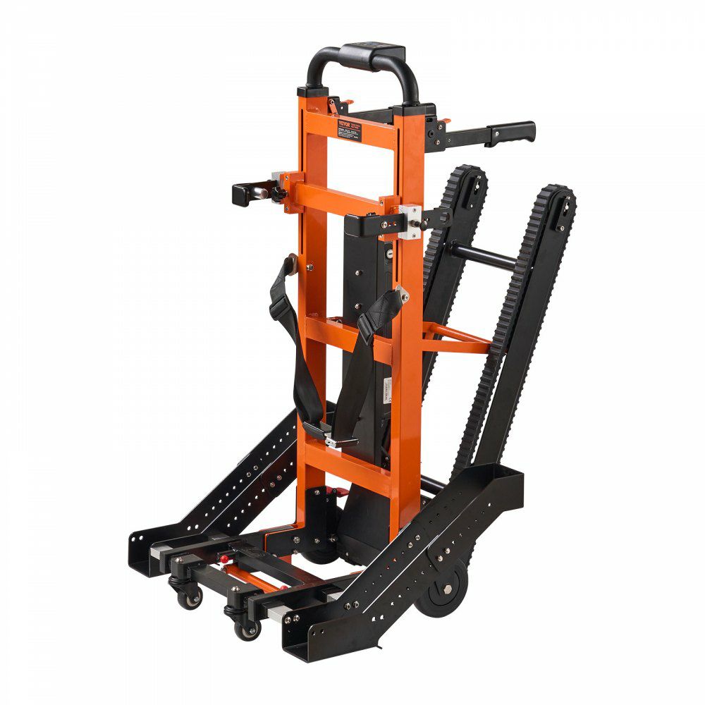 Electric Stair Climbing Hand Truck, 450 lbs Load Capacity, Battery Operated Stair Trolley for Wheelchairs, Folding Stair Climbing Dolly Ambulance Firefighter Evacuation Use for Elderly, Disabled  |   Carts & Trucks Carts & Trucks Carts & Trucks