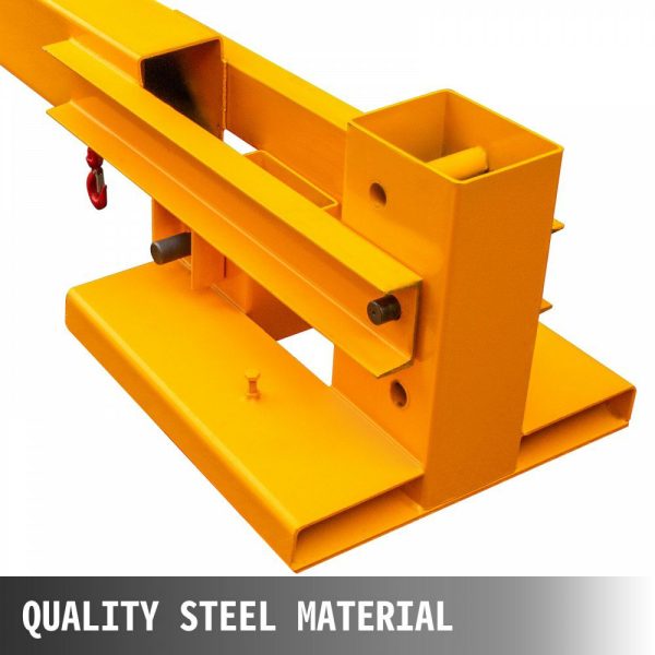 Forklift Mobile Crane 6000lbs/3T Capacity, Forklift Crane Attachment 2 Hooks, Forklift Lifting Hoist w/ Truss Jib Boom, Forklift Extension, Forklift Boom Attachment Towing Handling Equipment  |   Pallet Moving Equipment & Accessories Material Handling Pallet Moving Equipment & Accessories