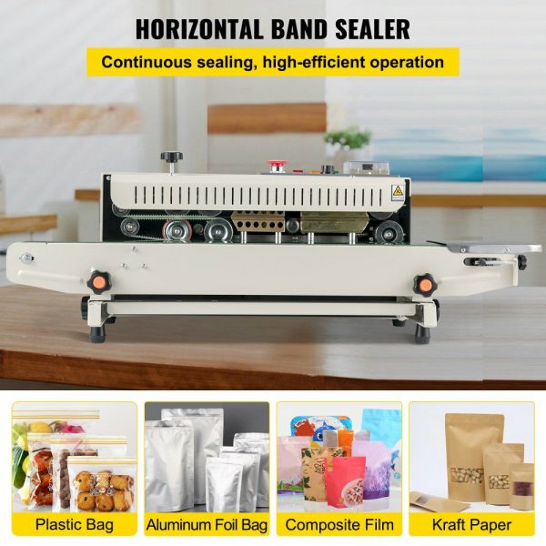 FR-770 Continuous Band Sealer, Automatic Band Sealer with Digital Temperature Control, (Horizontal)  |   Filling & Sealing Machine Filling & Sealing Machine Filling & Sealing Machine