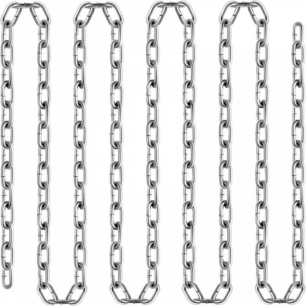 Grade 30 Chain 1/4 Inch by 100Ft Length Grade 30 Proof Coil Chain Zinc Plated Grade 30 Chain for Towing Logging Agriculture and Guard Rails  |   Chain & Wire & Rope Chain & Wire & Rope Chain & Wire & Rope