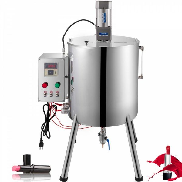 Heating Mixing Filling Machine, 30L/7.9 Gal Lipstick Filling Machine, 35W Lipstick Filler, Heating and Stirring Filling Machine with Stirrer for Cosmetics, Drink, Lipstick, Wax and Nail Polish  |   Filling & Sealing Machine Filling & Sealing Machine Filling & Sealing Machine