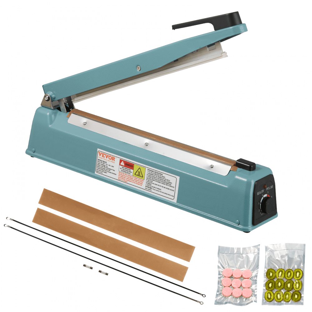 Impulse Sealer 12 inch, Manual Heat Seal Machine with Adjustable Heating Mode, Iron Shrink Wrap Bag Sealers for Plastic Mylar PE PP Bags, Portable Poly Bag Sealing Machine with Extra Replace Kit  |   Filling & Sealing Machine Filling & Sealing Machine Filling & Sealing Machine