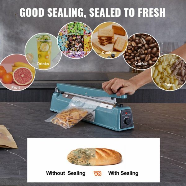 Impulse Sealer 12 inch, Manual Heat Seal Machine with Adjustable Heating Mode, Iron Shrink Wrap Bag Sealers for Plastic Mylar PE PP Bags, Portable Poly Bag Sealing Machine with Extra Replace Kit  |   Filling & Sealing Machine Filling & Sealing Machine Filling & Sealing Machine