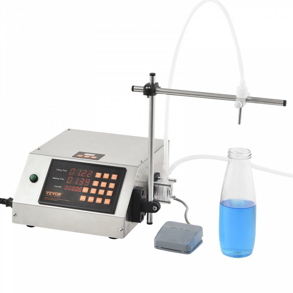 Liquid Filling Machine, 5-650ml Filling Capacity, Automatic Bottle Filler Machine, Bottling Machine Peristaltic Pump Digital Control for Milk, Water, Wine, Beverage, Soy Sauce (Single Nozzle)  |   Filling & Sealing Machine Filling & Sealing Machine Filling & Sealing Machine