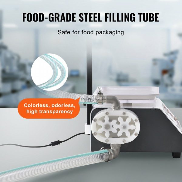 Liquid Filling Machine, 50-5000 g Weighing Capacity, Automatic Bottle Filler Machine Bottling Machine Gear Pump Digital Control for Honey, Oil, Wine, Detergent, Viscous Liquids (Single Nozzle)  |   Filling & Sealing Machine Filling & Sealing Machine Filling & Sealing Machine