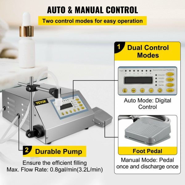 Liquid Filling Machine Digital Control Pump Filling Machine GFK160 Bottle Filling Machine 2-3500ml Digital Filling  |   Filling & Sealing Machine Filling & Sealing Machine Filling & Sealing Machine