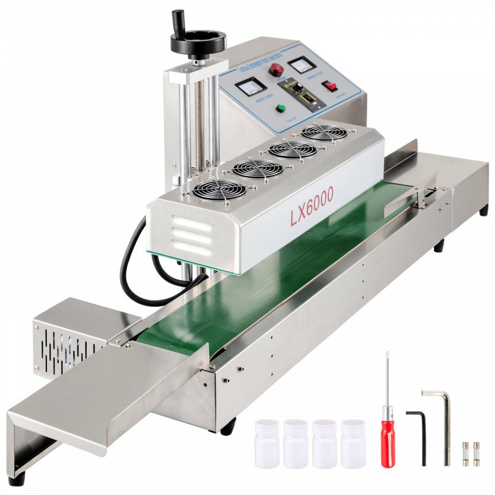 LX-6000 Induction Bottle Sealer Cap Diameter 20-80mm Induction Sealing Machine Continuous Induction Sealer Heat Induction Sealing Machine for Height 80-300mm Bottles  |   Filling & Sealing Machine Filling & Sealing Machine Filling & Sealing Machine