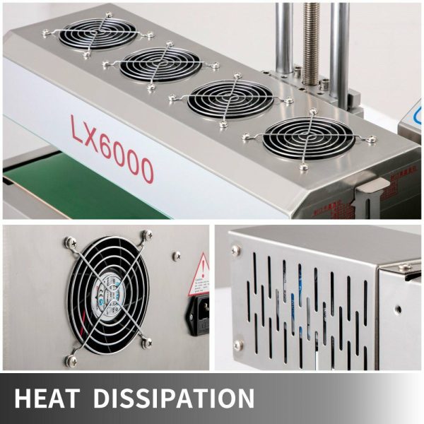 LX-6000 Induction Bottle Sealer Cap Diameter 20-80mm Induction Sealing Machine Continuous Induction Sealer Heat Induction Sealing Machine for Height 80-300mm Bottles  |   Filling & Sealing Machine Filling & Sealing Machine Filling & Sealing Machine