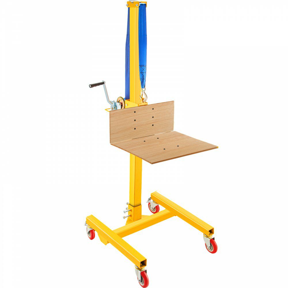 Manual Winch Stacker, 9.4″ – 72″ Height Range, 19.7″ Length x 15.7″ Width Platform, Steel Lite Load Lift Winch, Hand Winch Lift Truck, 331 lbs Capacity Material Lift for Shipping Facilities  |   Hoists & Winches & Rigging Hoists & Winches & Rigging Hoists & Winches & Rigging