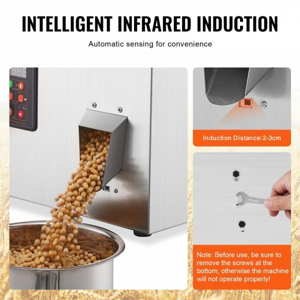 Powder Filling Machine, 0.002-0.22lbs/1-100g, Automatic Intelligent Particle Weighing Filling Machine, Bottle Bag Powder Filler Particle Dispenser for Tea Seeds Grains Powder Flour Beans Glitter  |   Filling & Sealing Machine Filling & Sealing Machine Filling & Sealing Machine