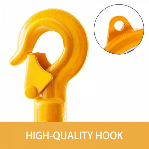 Spring Balancer 11-19lbs(5-9kg) Retractable Tool Holder 1.5m Length Tool Balancer with Hook and Wire Rope Adjustable Balancer Retractor Hanging Holding Equipment in Yellow  |   Hoists & Winches & Rigging Hoists & Winches & Rigging Hoists & Winches & Rigging