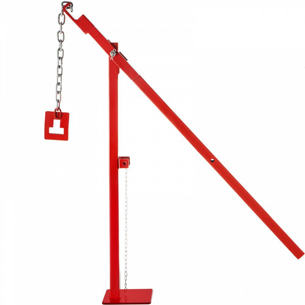 T Post Remover Puller, 15 3/4″ Long Chain T Post Puller, 32″ Standing Frame Fence Post Puller Set with Lifting Chain Puller, T Stake Puller for Round Fence Posts, Metal, Sign Posts & Tree Stump  |   Chain & Wire & Rope Chain & Wire & Rope Chain & Wire & Rope