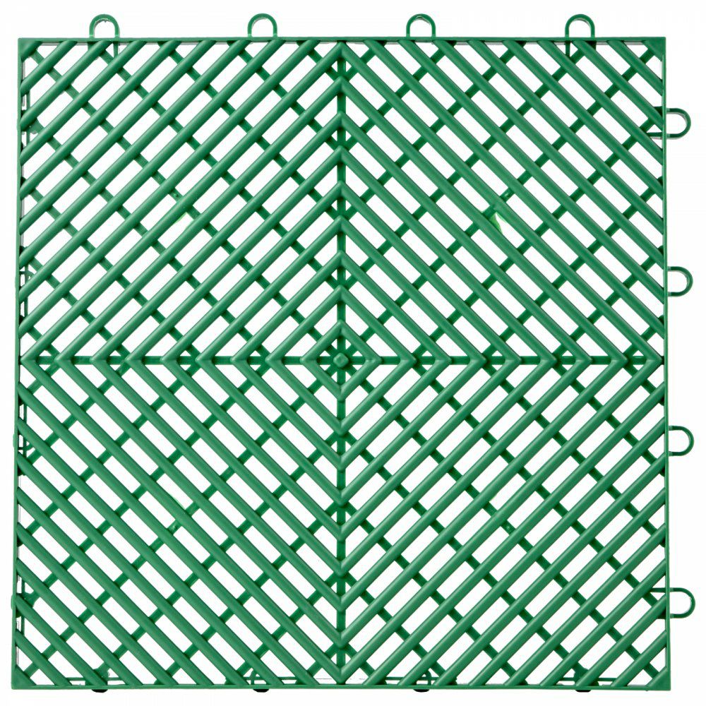 Tiles Interlocking 55 PCS Green, Drainage Tiles 12x12x0.5 Inches, Deck Tiles Outdoor Floor Tiles, Outdoor Interlocking Tiles, Deck Flooring for Pool Shower Bathroom Deck Patio Garage Green |   Building Supplies Building & Construction Building Supplies