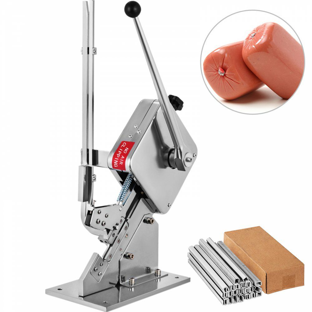 U-shape Sausage Clipper Clipping Machine, Manual Sausage Clipper, Portable Clipping Machine with 8000PCS U-shape Clips, for Supermarkets Bakeries Cafe Shops  |   Filling & Sealing Machine Filling & Sealing Machine Filling & Sealing Machine